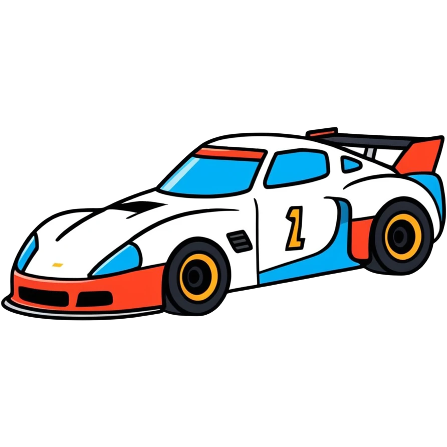 Race car emoji