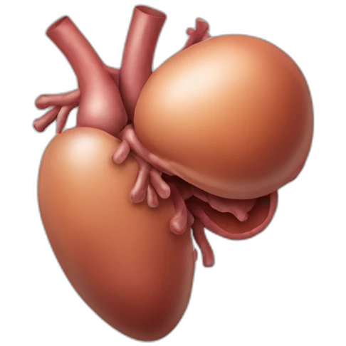 Human liver emoji