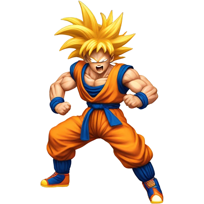 goku dancing like in the 80s emoji