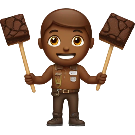 brownie emoji