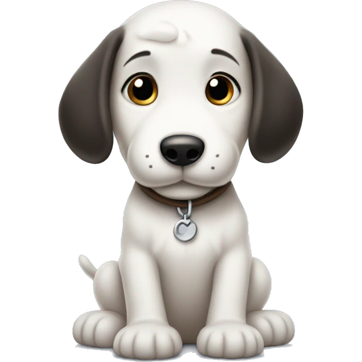 Cute baby snoopy emoji