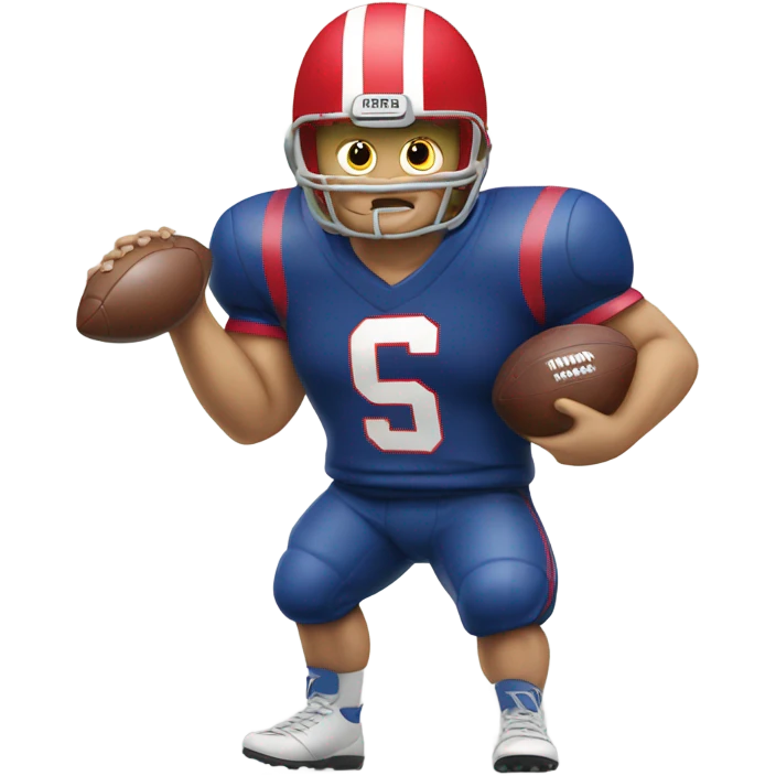 Trump as a quarterback  emoji