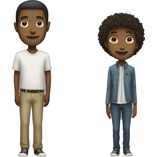 tall person and small person emoji