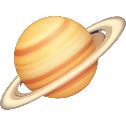 Vintage Planets comet streak motion blur emoji