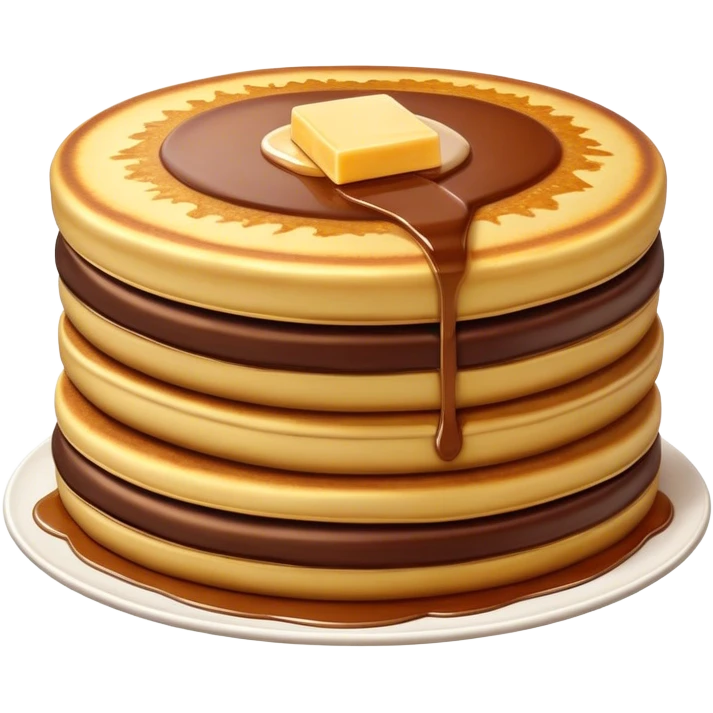 Cinematic Realistic Martabak Manis Dessert Emoji, depicted as a thick, sweet pancake filled with chocolate, cheese, and condensed milk rendered with detailed textures and vibrant, indulgent lighting. emoji