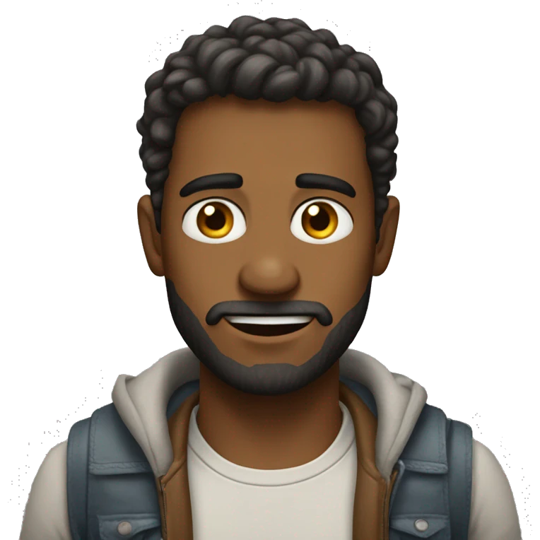 Homem com o polega pra cima emoji