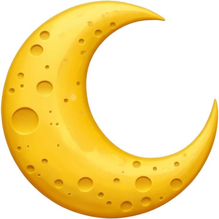 Crescent moon emoji