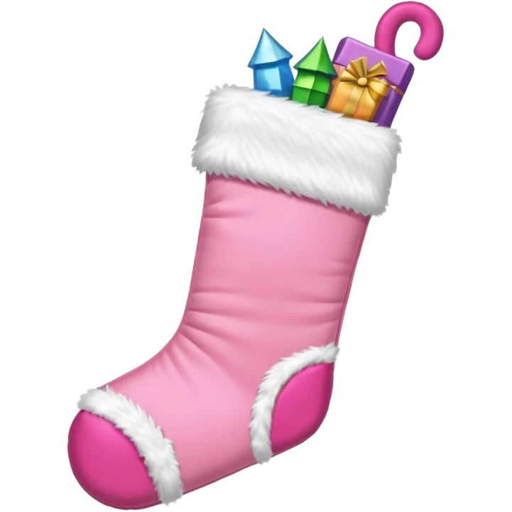 Pink Christmas emoji