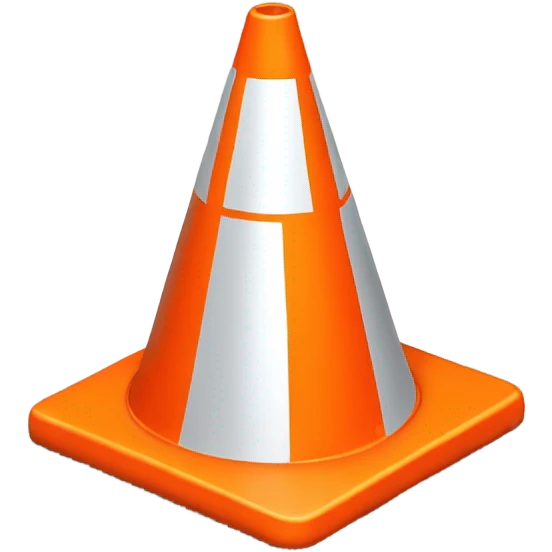 traffic cone emoji