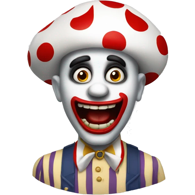 Un payaso con cuernos  emoji