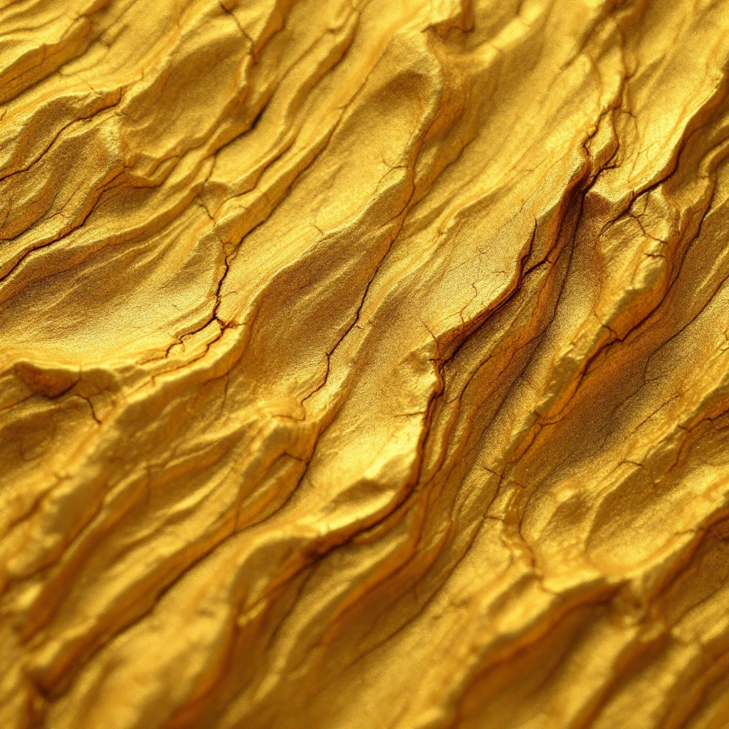 Extreme macro closeup of a gold texture with stratches emoji