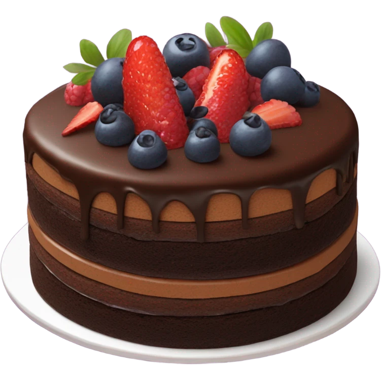 chocolate cake emoji