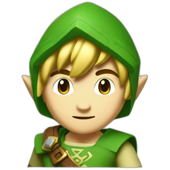 Link from Zelda game emoji