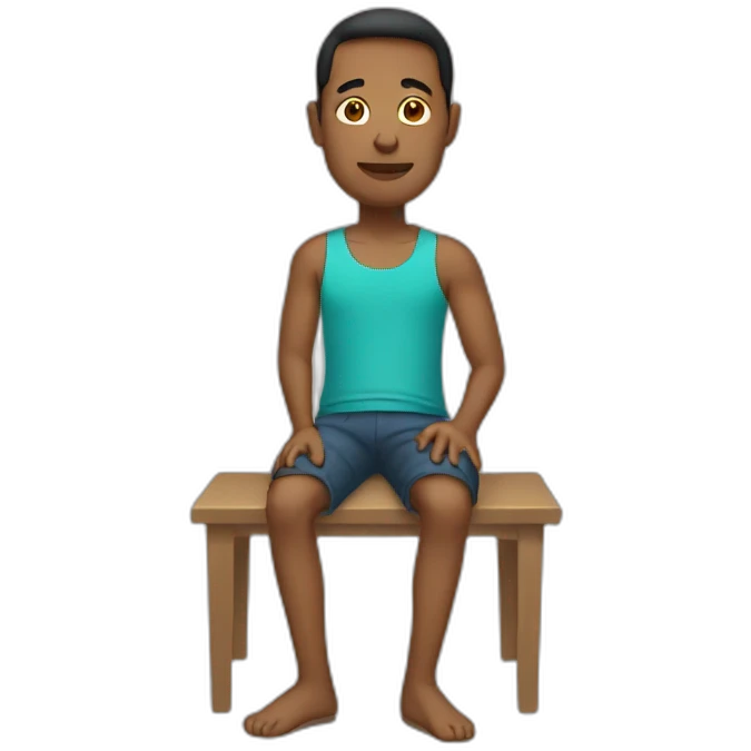 Human with no legs emoji