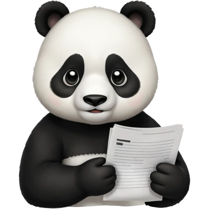 Panda asking for please review my pull request code  emoji