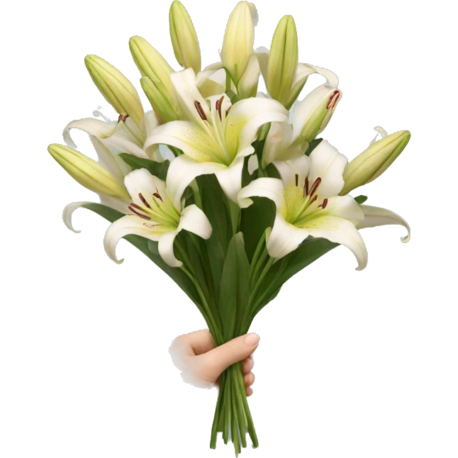 lily bouquet  emoji