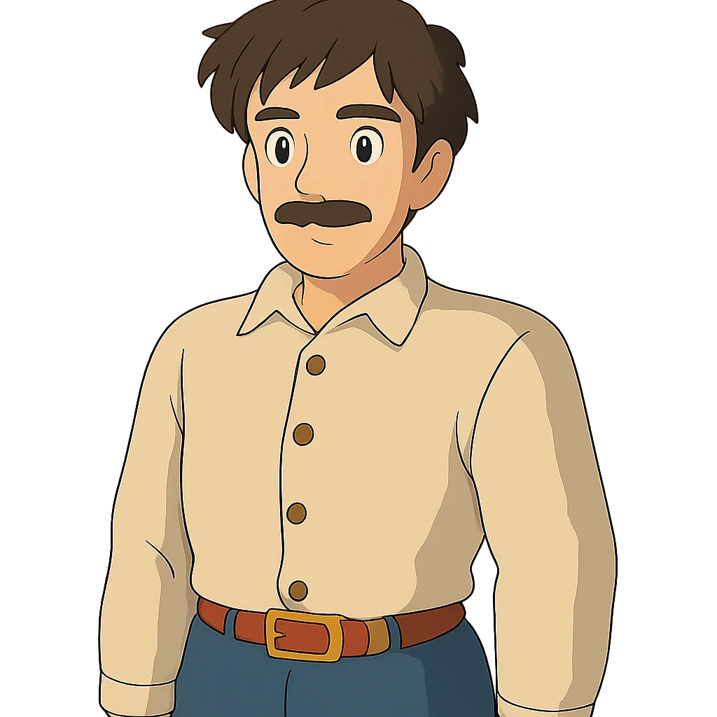 ghibli style man emoji