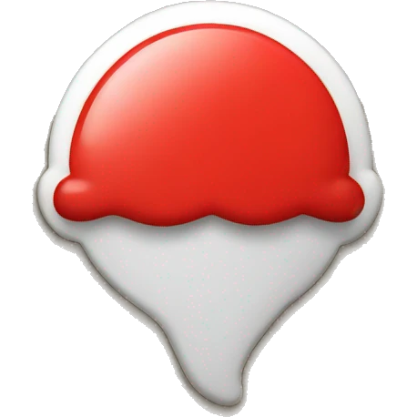 a red pin emoji