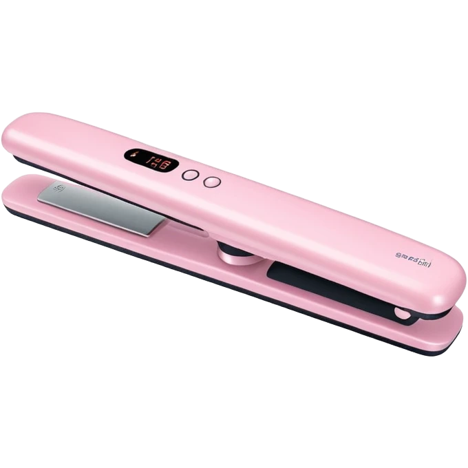 Cute Hair straightner different design emoji