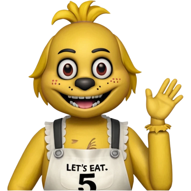 Chica from Five Nights At Freddy's Movie emoji