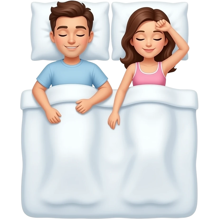 Couple waking up emoji emoji