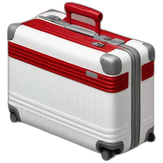 Rimowa red cabin emoji