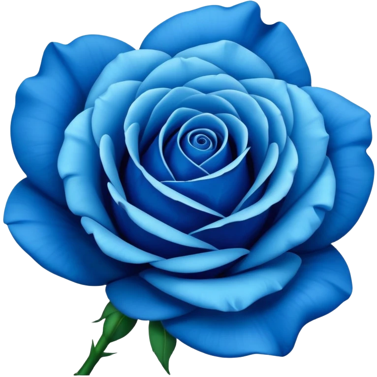 Rosa azul emoji