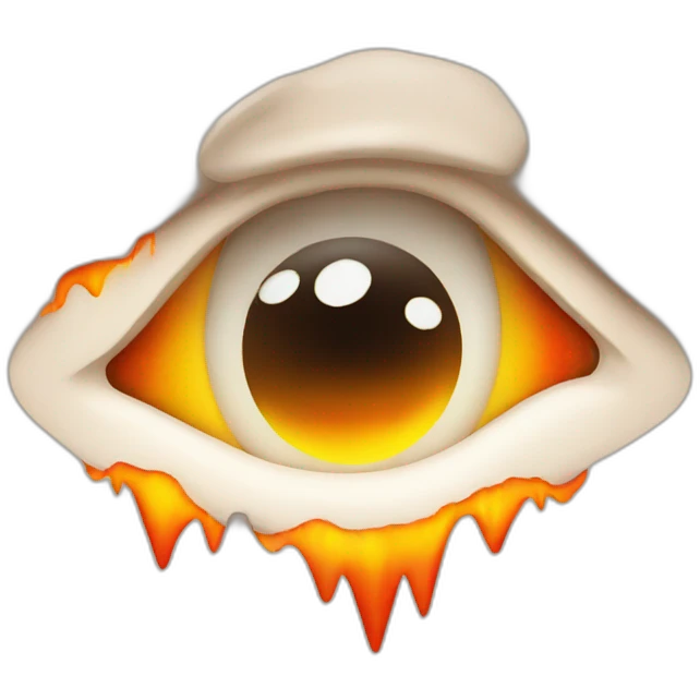 retina on fire danger emoji