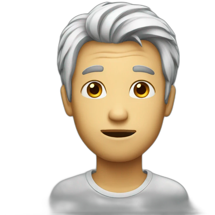 guy wondering emoji