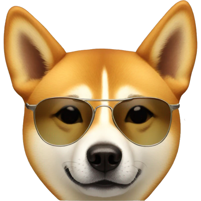 Sunglass shiba emoji