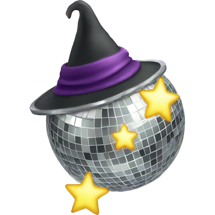 Disco ball Wizard emoji