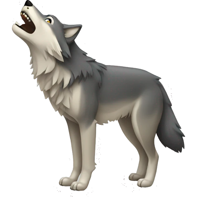wolf salute  emoji