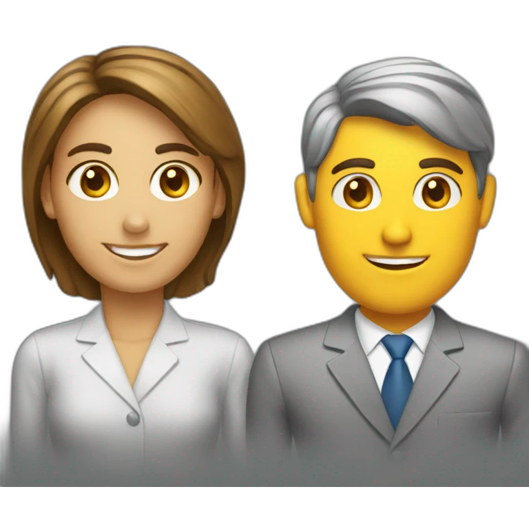 matching candidate with recruiter emoji