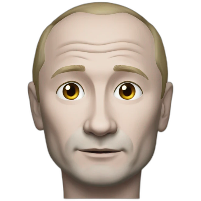 Putin with word “KOMA” emoji
