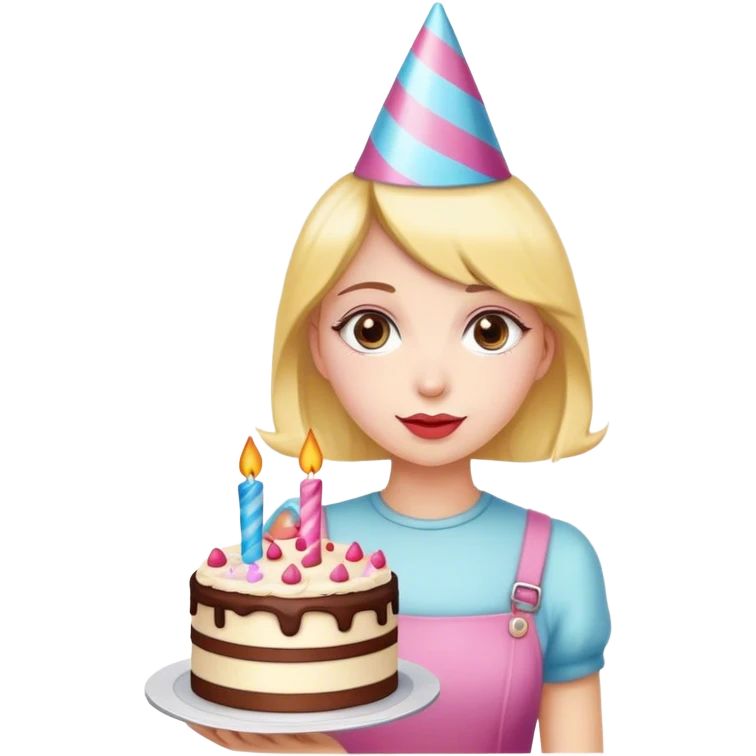 Happy Birthday girl emoji