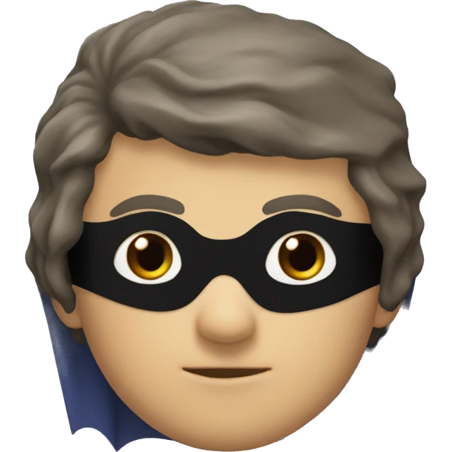 Batman con capa emoji
