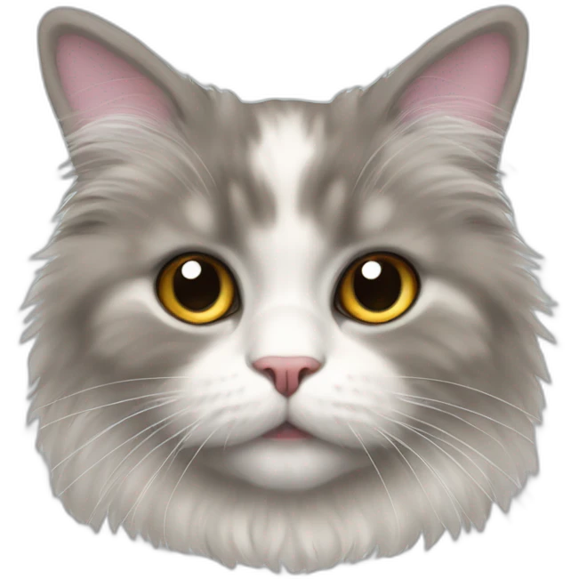 Gata persa angora emoji
