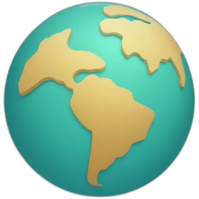 globe with map pin emoji