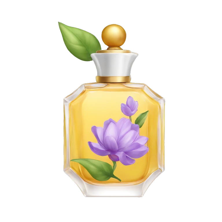 Perfume e flor de lótus  emoji