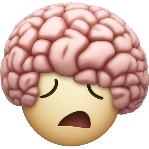 Brain freeze emoji