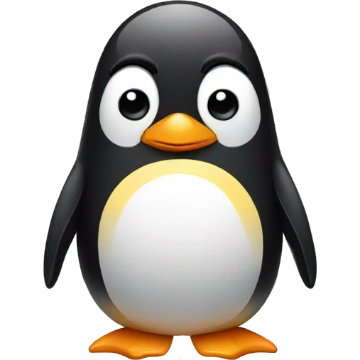 Penguin sad emoji