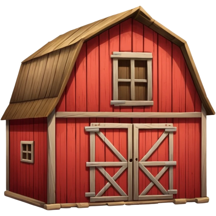 A barn emoji