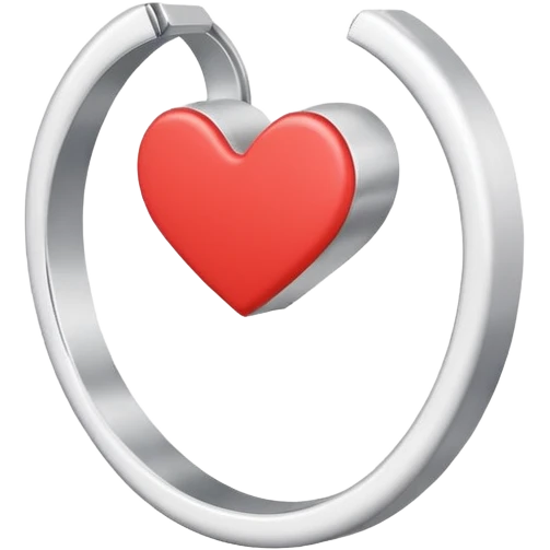 paper heart ring emoji