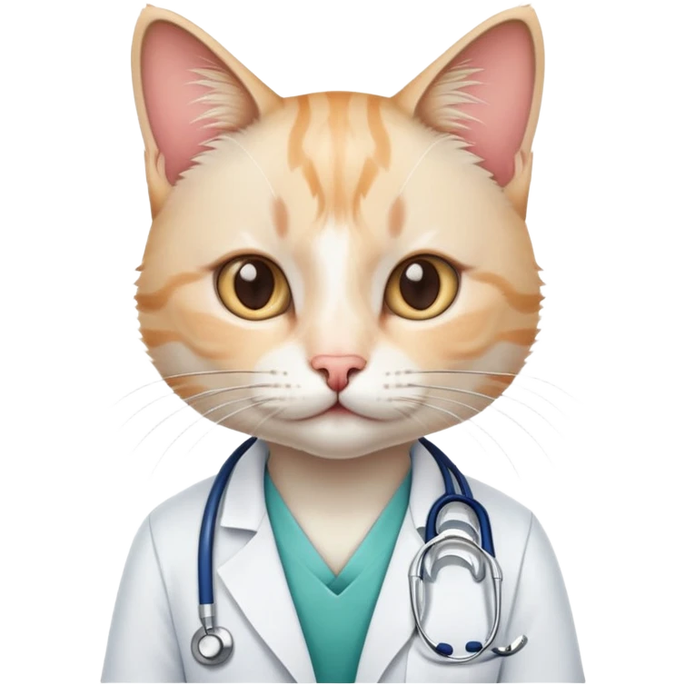 Cat doctor emoji