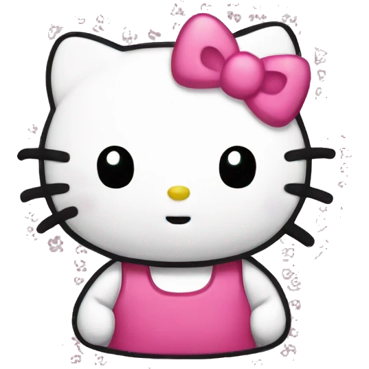 Hello kitty emoji