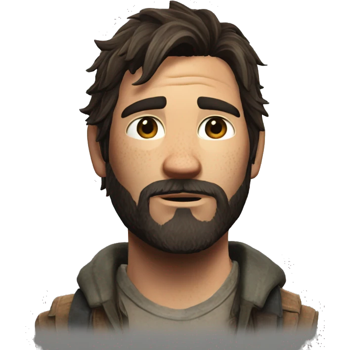Joel from last of Us says hello emoji