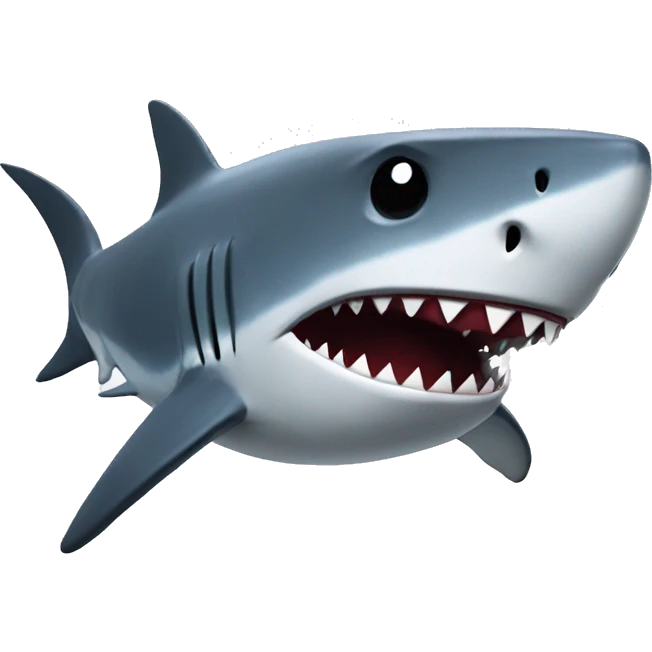 Shark with playing roblox emoji