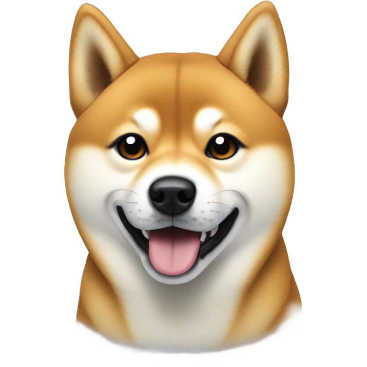 Shiba inh dog in snow emoji