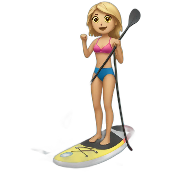 Paddle boarding  emoji