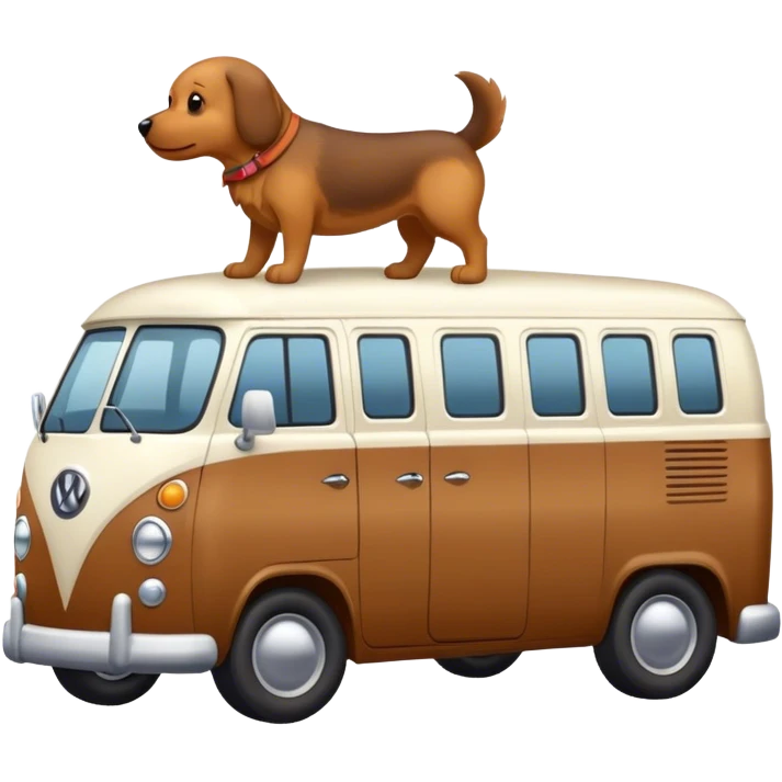 dog before van emoji